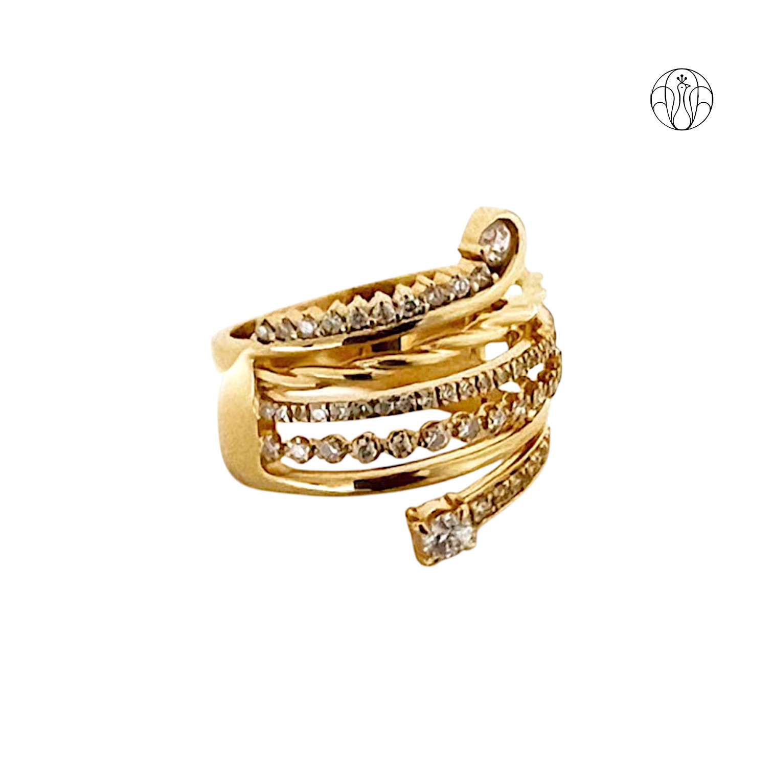 Stella Ring (CI. Zaveri)- 0.293 CTW 65 PCS VS1 Lab Grown Round Diamond  Ring